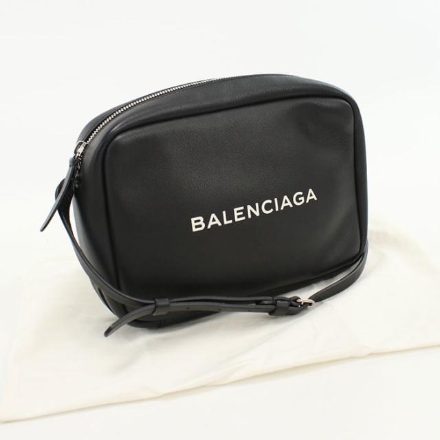 中古BALENCIAGA バレンシアガ ショルダーバッグ 489812 D6W2N 1000 カメラバッグ エブリデイ ユニセックス ブラック