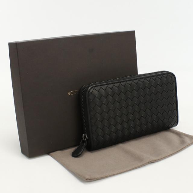 中古美品BOTTEGA VENETA ボッテガ・ヴェネタ 長財布ラウンド