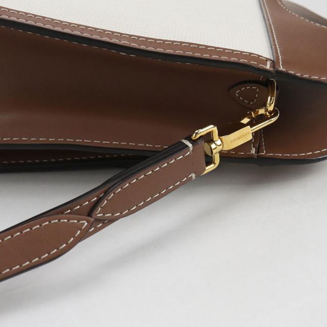 中古良品BURBERRY バーバリー ハンドバッグ 80393611 ミニポケットバッグ　2WAY レディース ベージュ_4
