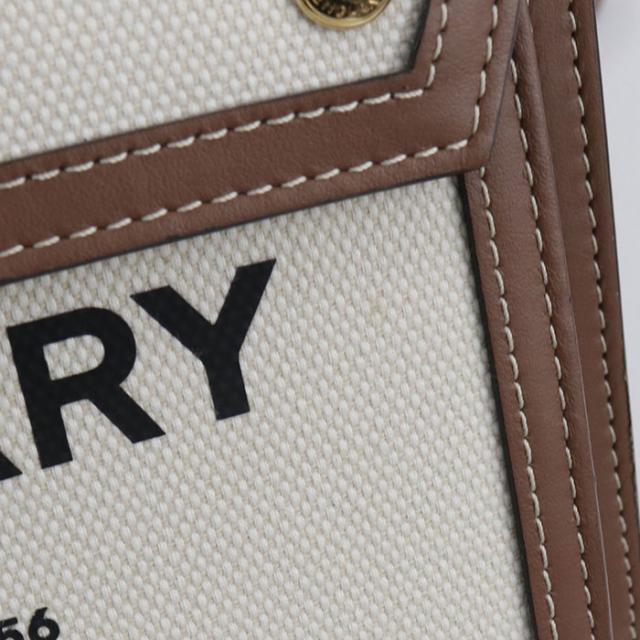 中古良品BURBERRY バーバリー ハンドバッグ 80393611 ミニポケットバッグ　2WAY レディース ベージュ_5