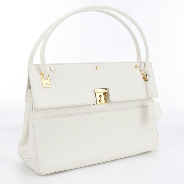 中古良品DIOR ディオール ハンドバッグ レディース ホワイト