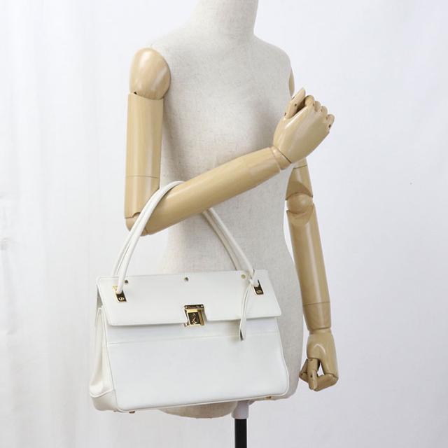 中古良品DIOR ディオール ハンドバッグ レディース ホワイト_6