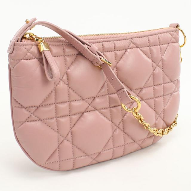 中古良品DIOR ディオール ショルダーバッグ レディディオール レディース ピンク
