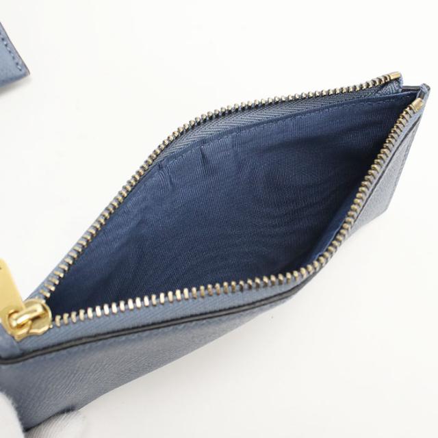 中古良品DIOR ディオール チェーンウォレット サドル レディース ブルー_5