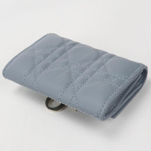 【中古・未使用】DIOR ディオール 二折財布 S0966ONMJ_M81B グリシン ウォレット マイディオール レディース ブルー_1