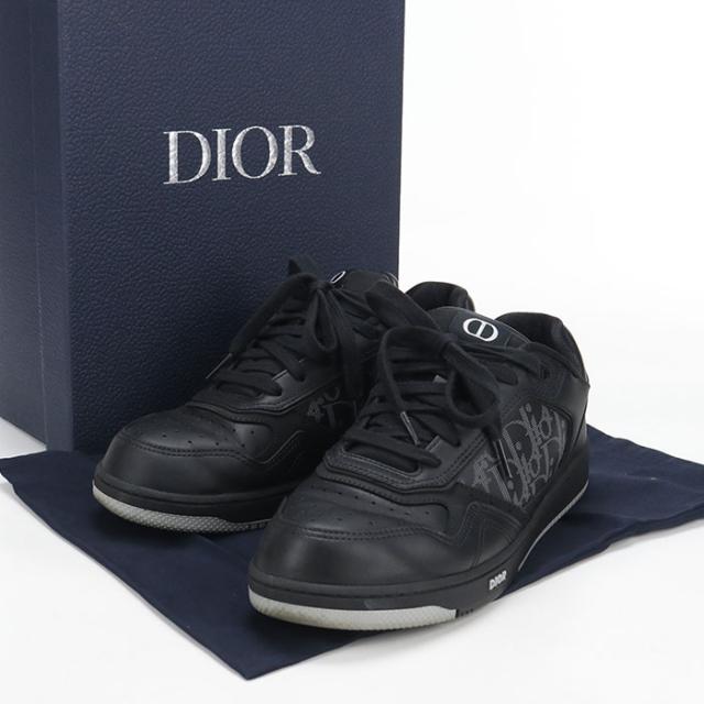 中古良品DIOR ディオール スニーカー 3SN272ZPR H969 ロートップスニーカー B27 アップタウン メンズ ブラック