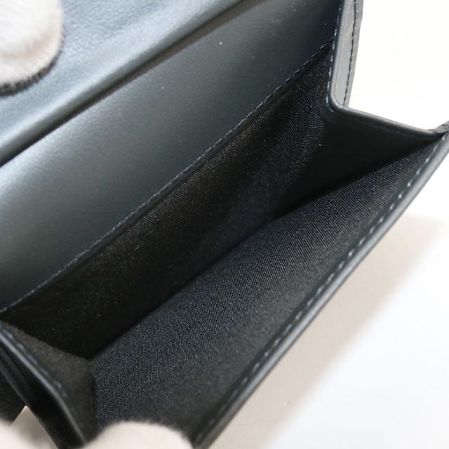 【中古・未使用】DIOR ディオール 二つ折り財布 2ADBC306 サドル メンズ グレー_4