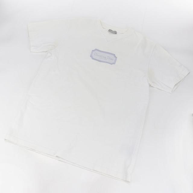 中古良品DIOR ディオール 半袖Ｔシャツ リラックスフィットTシャツ Christian Dior Couture メンズ ホワイト