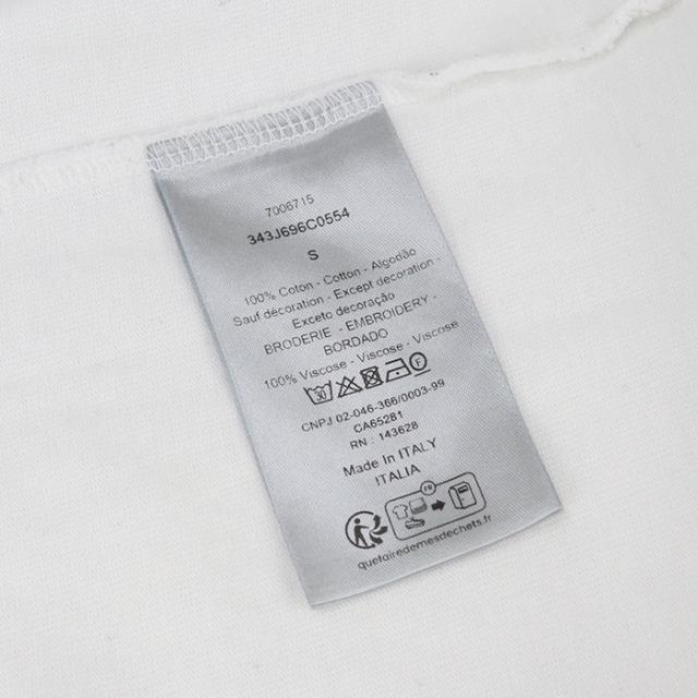 中古良品DIOR ディオール 半袖Ｔシャツ リラックスフィットTシャツ Christian Dior Couture メンズ ホワイト_9
