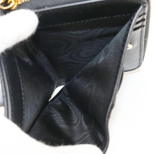 中古良品DIOR ディオール 二つ折り財布 スカーレットウォレット ディオールジョリー レディース ブラック_3