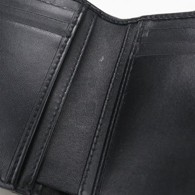 中古良品DIOR ディオール 二つ折り財布 スカーレットウォレット ディオールジョリー レディース ブラック_7