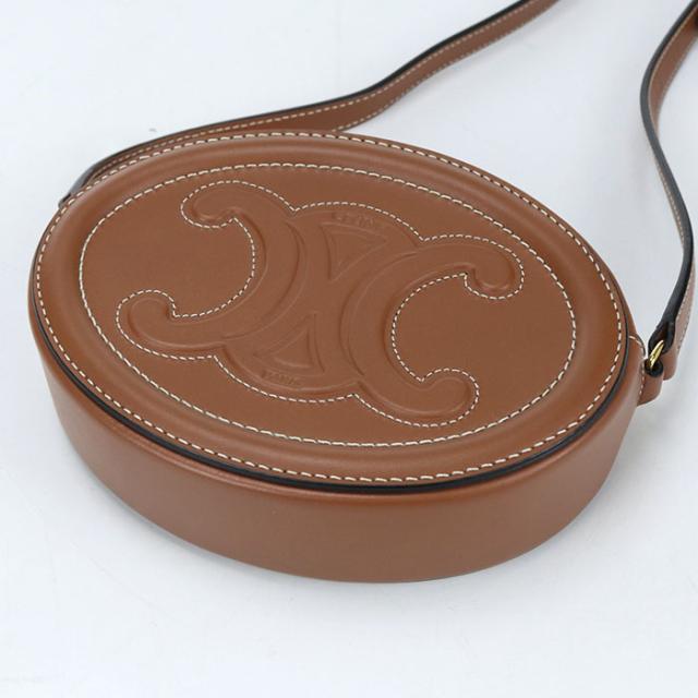 【中古・未使用】CELINE セリーヌ 斜め掛け ショルダーバッグ トリオンフ レディース ブラウン_1