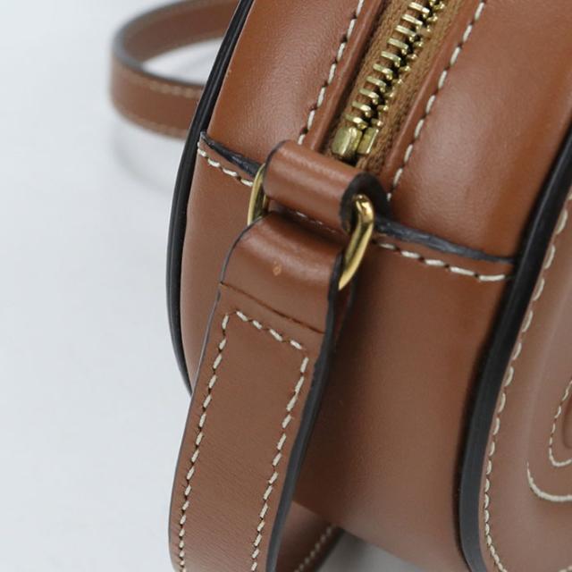 【中古・未使用】CELINE セリーヌ 斜め掛け ショルダーバッグ トリオンフ レディース ブラウン_5