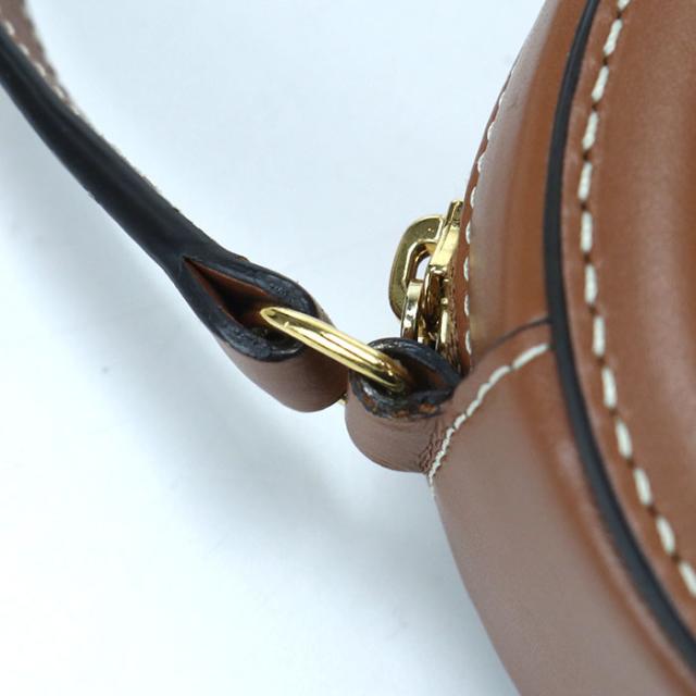 【中古・未使用】CELINE セリーヌ 斜め掛け ショルダーバッグ トリオンフ レディース ブラウン_6