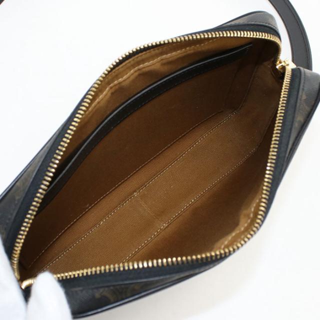 中古良品CELINE セリーヌ 斜め掛け ショルダーバッグ ミディアムメッセンジャーバッグ トリオンフキャンバス レディース ブラウン_2
