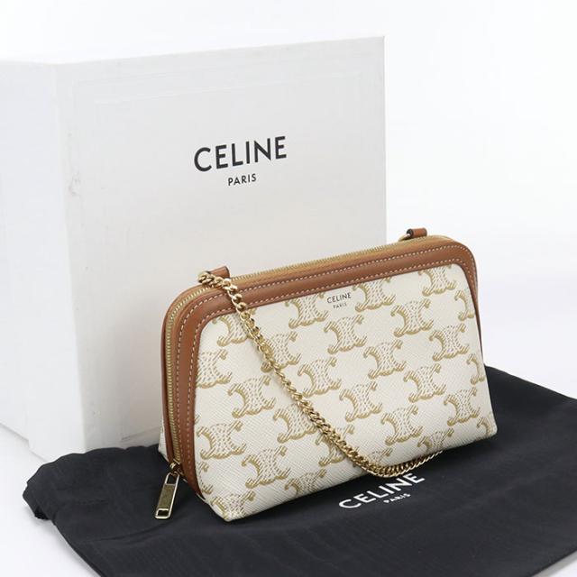 CELINE セリーヌ ショルダーバッグ キャンバス Cマカダム馬車
