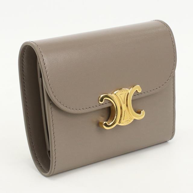 セリーヌ CELINE トリオンフ スモール フラップ ウォレット 三つ折り  