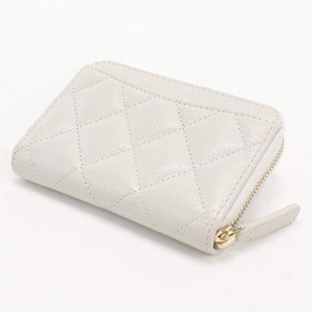 中古美品CHANEL シャネル 小銭入れ X38G9KN2 ジップ コイン