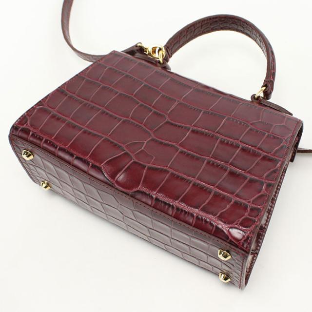 【中古・未使用】CARBOTTI カルボッティ ハンドバッグ 245 2WAY レディース ワインレッド_1