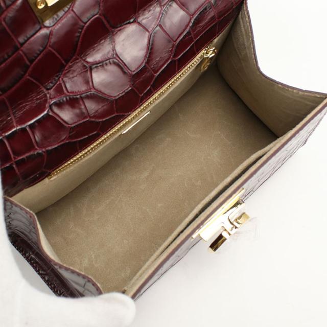 【中古・未使用】CARBOTTI カルボッティ ハンドバッグ 245 2WAY レディース ワインレッド_2