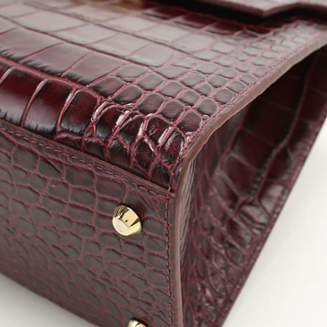 【中古・未使用】CARBOTTI カルボッティ ハンドバッグ 243 2WAY ショルダーバッグ レディース ワインレッド_5