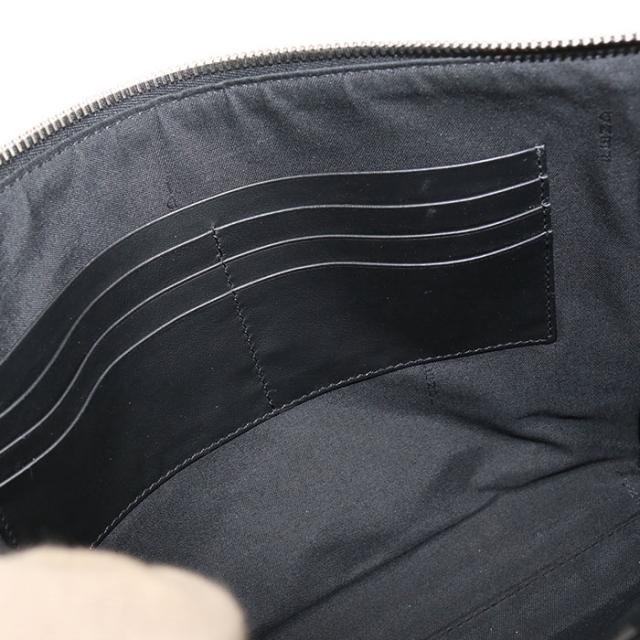 中古良品FENDI フェンディ クラッチバッグ 7VA491 ダイアゴナル メンズ ブラック_3