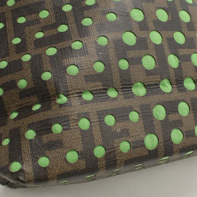 中古良品FENDI フェンディ トートバッグ 8BH223 ズッカ レディース ブラウン_6