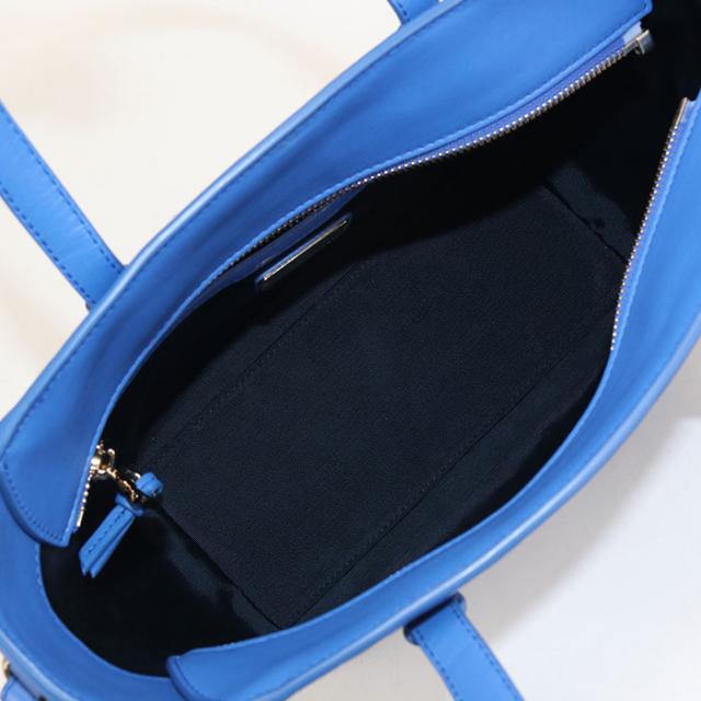 中古美品FERRAGAMO フェラガモ トートバッグ 21 F963 2WAY レディース ブルー