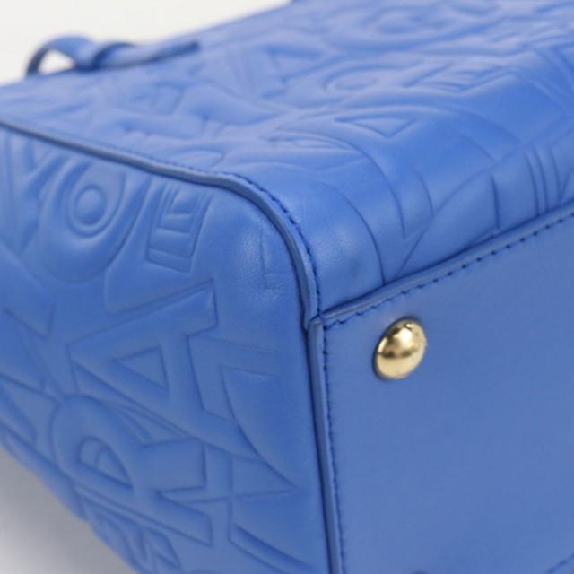 中古美品FERRAGAMO フェラガモ トートバッグ 21 F963 2WAY レディース ブルー