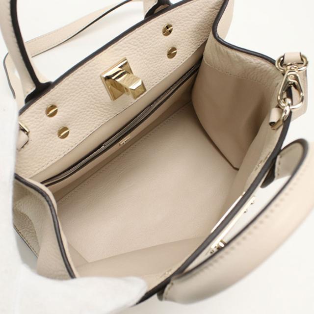 中古良品FERRAGAMO フェラガモ ハンドバッグ 21 H288 2WAY ガンチーニ レディース アイボリー_2