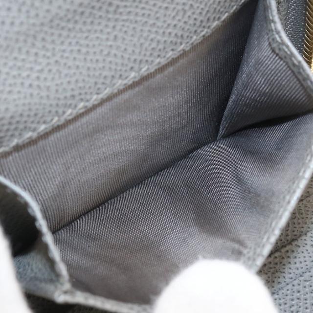中古良品FERRAGAMO フェラガモ ラウンドファスナー財布 22 D156 ラウンドファスナー財布 ヴァラ レディース グレー_4