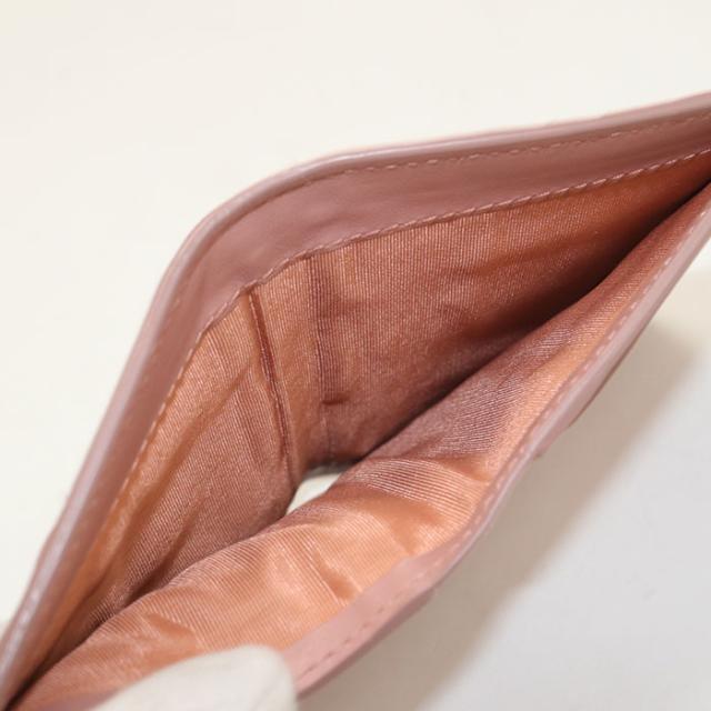 中古良品FERRAGAMO フェラガモ 二折財布 22 D665 ガンチーニ レディース ピンク_3