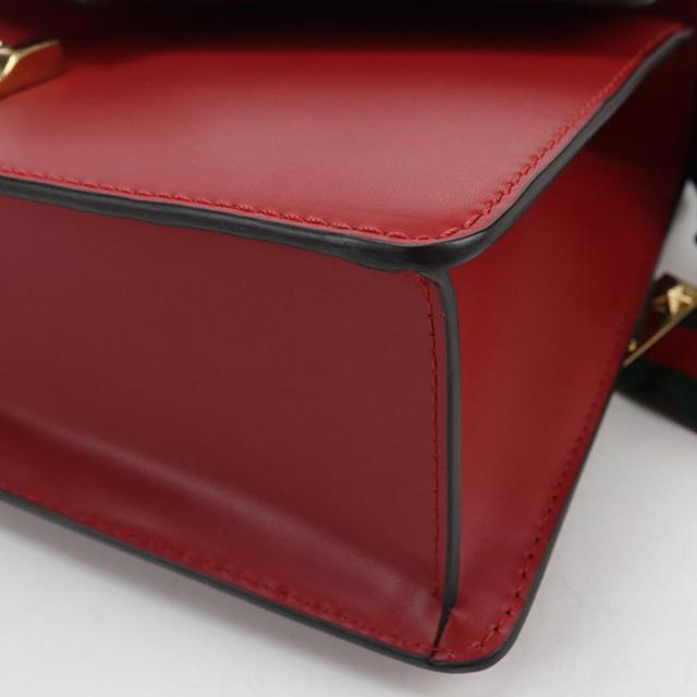 中古良品GUCCI グッチ ショルダーバッグ 421882 シルヴィ レディース レッド_8