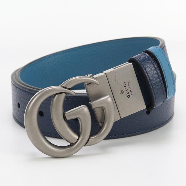 グッチ ダブルGスリムベルト 414516【Aランク】【中古】 中古良品GUCCI  