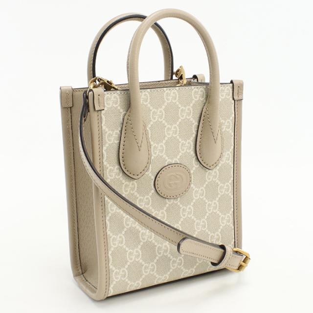 【GUCCI】インターロッキングG ミニ トートバッグ GUCCI グッチ インターロッキングG ミニ トートバッグ