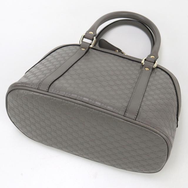 グッチ ハンドバッグ レディース マイクログッチシマ ブラック 2WAY ショルダーバッグ アウトレット 449654 GUCCI ほぼ未使用