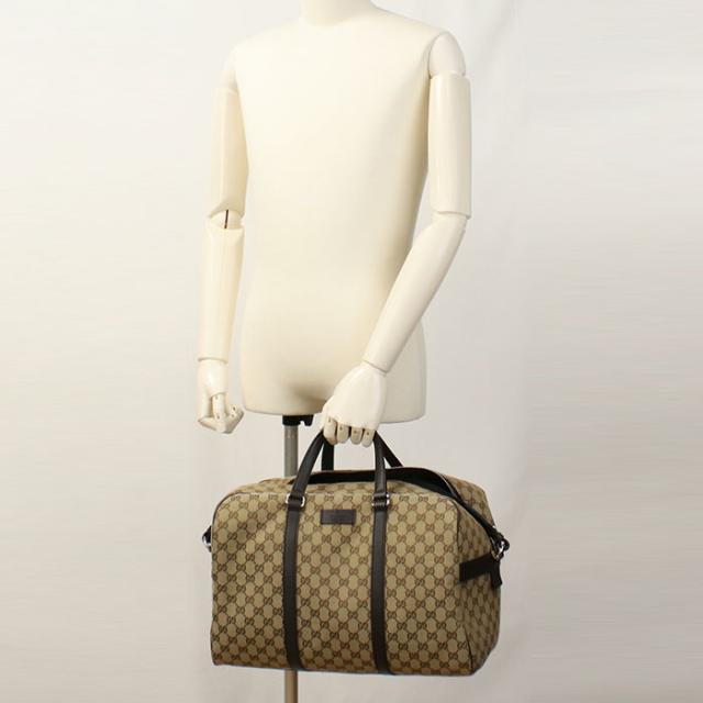 中古良品GUCCI グッチ ボストンバッグ 449167 KY9KN 9886 GGキャンバス