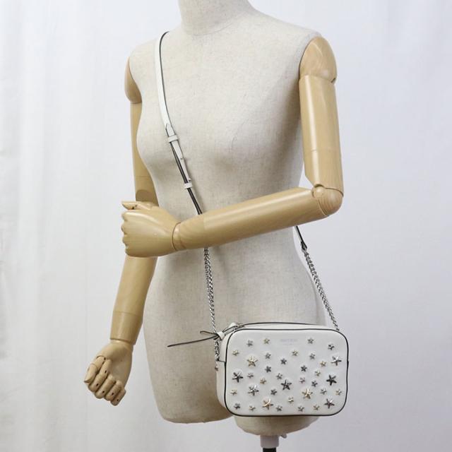 中古良品JIMMY CHOO ジミーチュウ 斜め掛け ショルダーバッグ KL88MQ