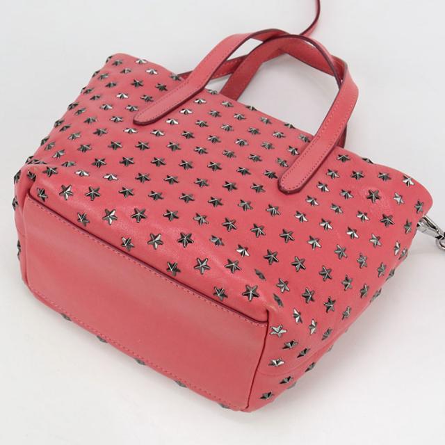 中古良品JIMMY CHOO ジミーチュウ トートバッグ 2WAY MINISARA
