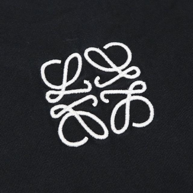 中古良品LOEWE ロエベ 半袖Ｔシャツ アナグラム メンズ ブラック_3