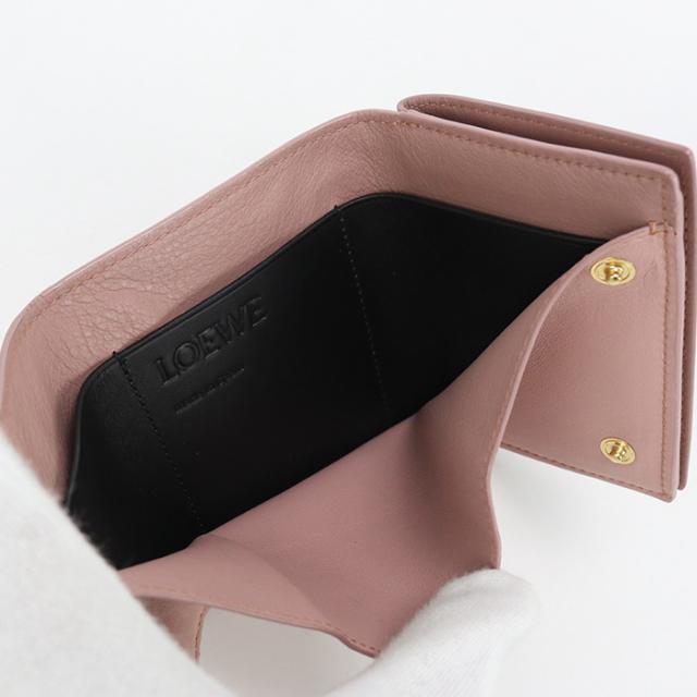 中古良品LOEWE ロエベ 三折財布 三つ折り ウォレット アナグラム