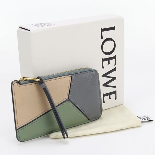 中古良品LOEWE ロエベ 小銭入れ コインカードホルダー パズル 中古良品LOEWE ロエベ 小銭入れ コインカードホルダー パズル