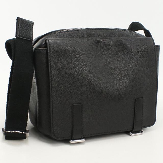 メッセンジャーミリタリーバッグ XS ブラック LOEWE(ロエベ