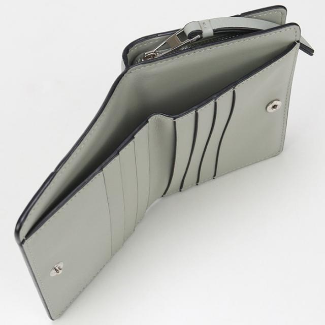 中古良品LOEWE ロエベ 二折財布小銭入付き コンパクトジップウォレット