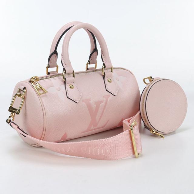 中古良品LOUIS VUITTON ルイヴィトン ハンドバッグ M45707 パピヨンBB 2WAY アンプラント レディース ピンク