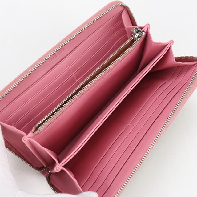 中古良品MIUMIU(OUTLET) ミュウミュウ アウトレット 長財布ラウンド