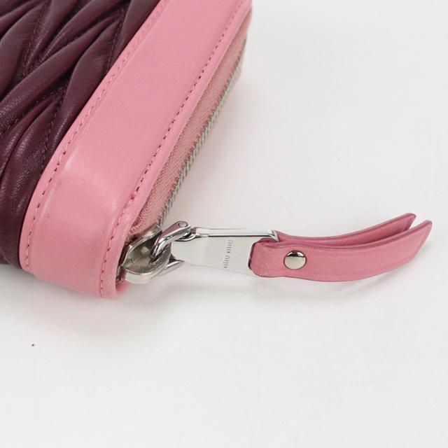 中古良品MIUMIU(OUTLET) ミュウミュウ アウトレット 長財布ラウンド
