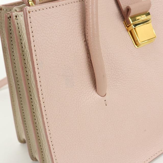 中古良品MIUMIU(OUTLET) ミュウミュウ アウトレット トートバッグ 5BA104 F0JW1 2AJB 2WAY マドラス レディース ピンク_4