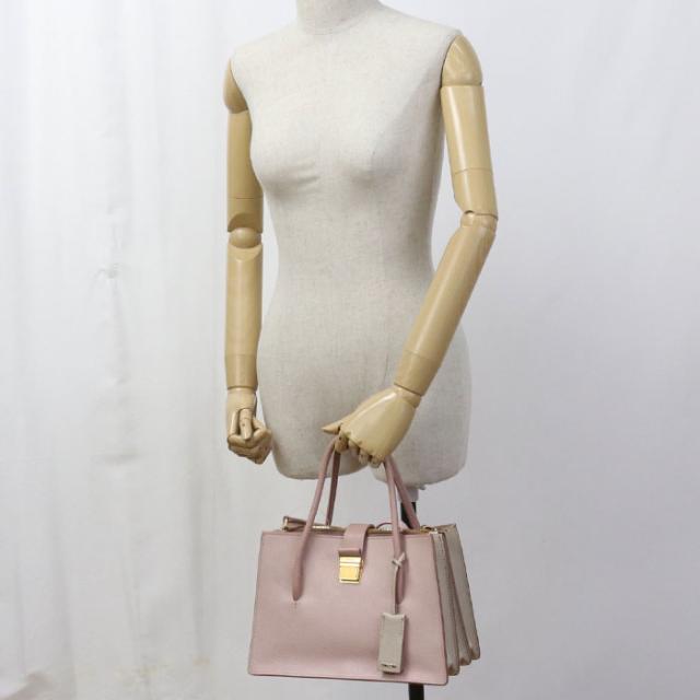 中古良品MIUMIU(OUTLET) ミュウミュウ アウトレット トートバッグ 5BA104 F0JW1 2AJB 2WAY マドラス レディース ピンク_8