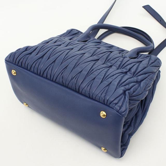 中古良品MIUMIU(OUTLET) ミュウミュウ アウトレット トートバッグ 2WAY マテラッセ レディース ブルー_1